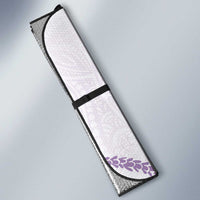 Aloha Lei Mikioi Auto Sun Shade Purple Polynesian Tribal Tatau Pattern LT9 - Polynesian Pride