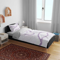 Aloha Lei Mikioi Bedding Set Purple Polynesian Tribal Tatau Pattern LT9 - Polynesian Pride