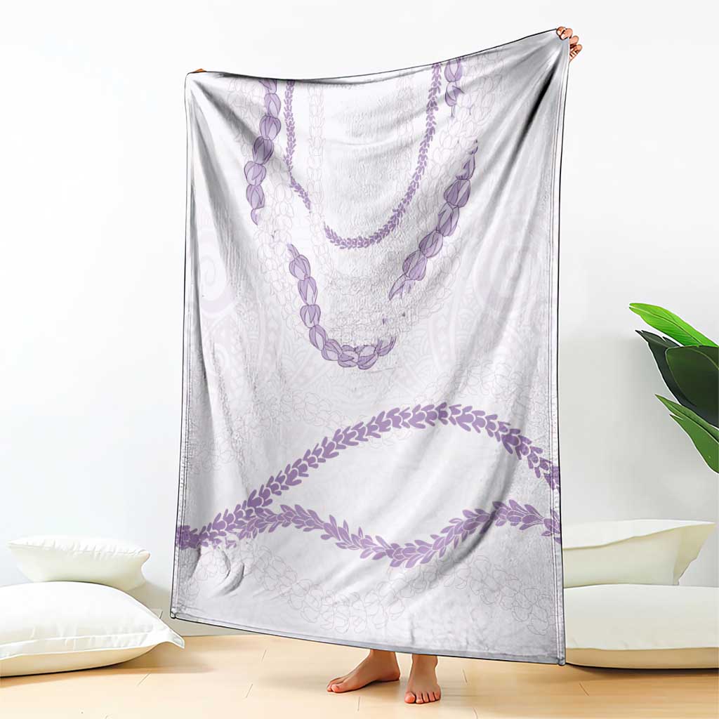 Aloha Lei Mikioi Blanket Purple Polynesian Tribal Tatau Pattern LT9 - Polynesian Pride