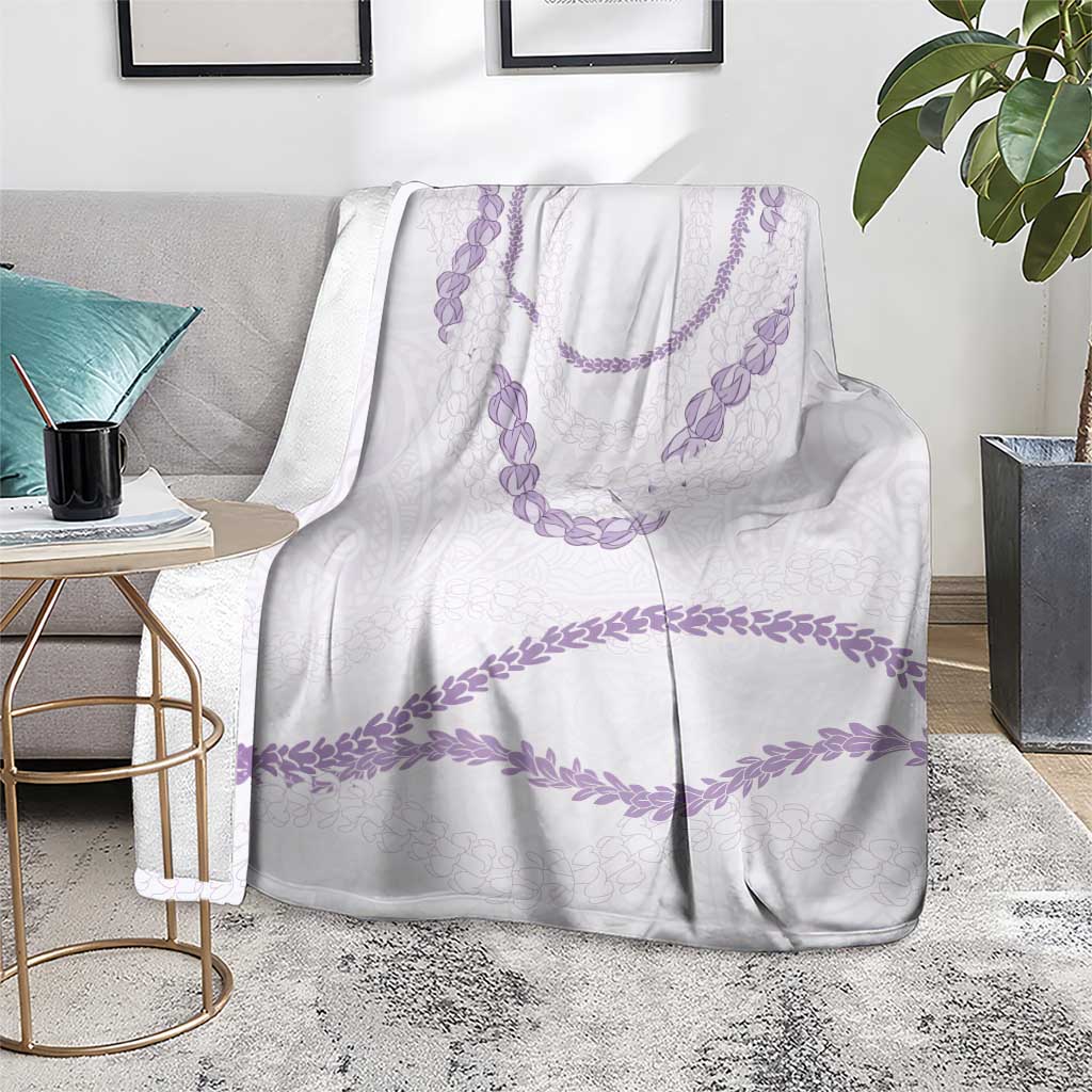 Aloha Lei Mikioi Blanket Purple Polynesian Tribal Tatau Pattern LT9 - Polynesian Pride