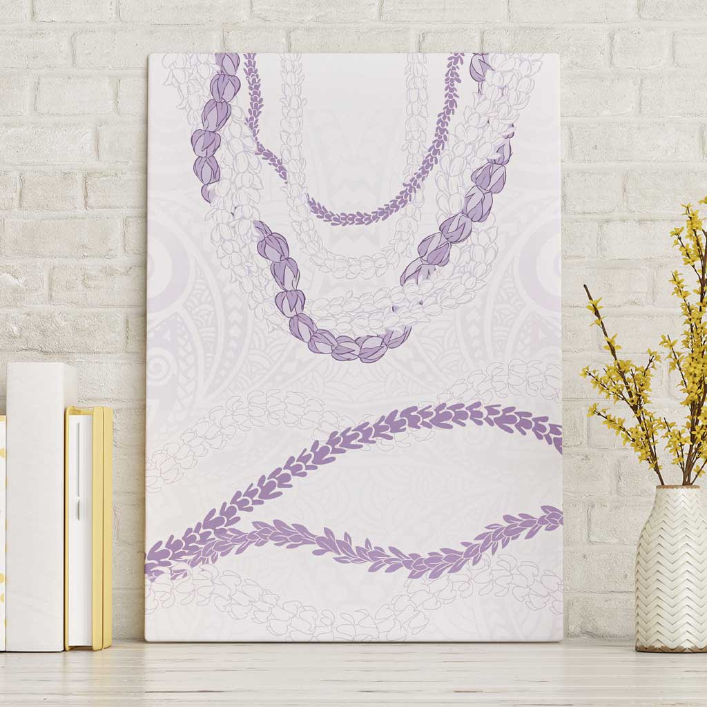 Aloha Lei Mikioi Canvas Wall Art Purple Polynesian Tribal Tatau Pattern LT9 Without Frame Purple - Polynesian Pride