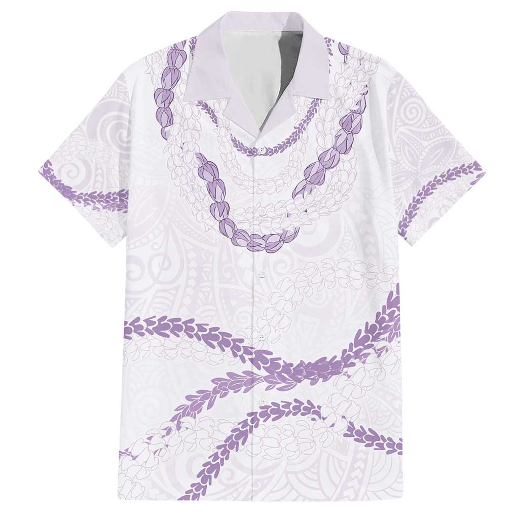 Aloha Lei Mikioi Hawaiian Shirt Purple Polynesian Tribal Tatau Pattern LT9 Purple - Polynesian Pride