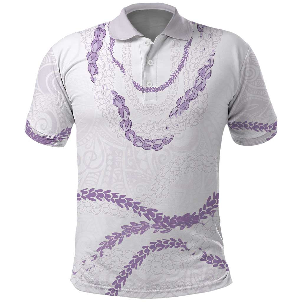 Aloha Lei Mikioi Polo Shirt Purple Polynesian Tribal Tatau Pattern LT9 Purple - Polynesian Pride