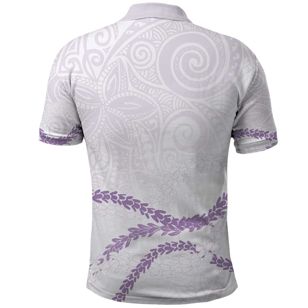 Aloha Lei Mikioi Polo Shirt Purple Polynesian Tribal Tatau Pattern LT9 - Polynesian Pride
