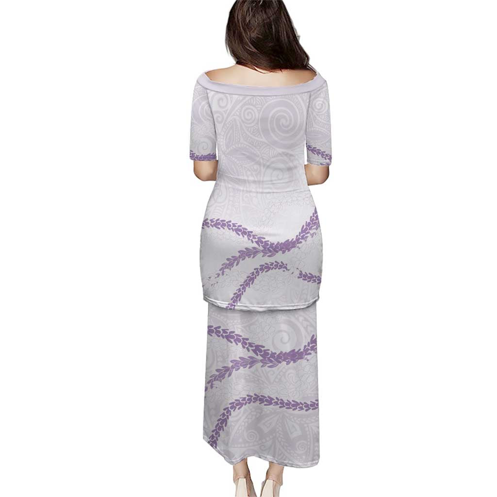 Aloha Lei Mikioi Puletasi Purple Polynesian Tribal Tatau Pattern LT9 - Polynesian Pride