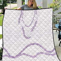 Aloha Lei Mikioi Quilt Purple Polynesian Tribal Tatau Pattern LT9 Purple - Polynesian Pride