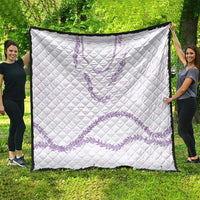 Aloha Lei Mikioi Quilt Purple Polynesian Tribal Tatau Pattern LT9 - Polynesian Pride