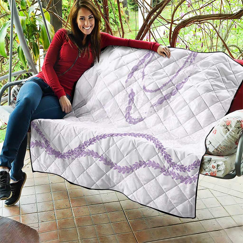 Aloha Lei Mikioi Quilt Purple Polynesian Tribal Tatau Pattern LT9 - Polynesian Pride