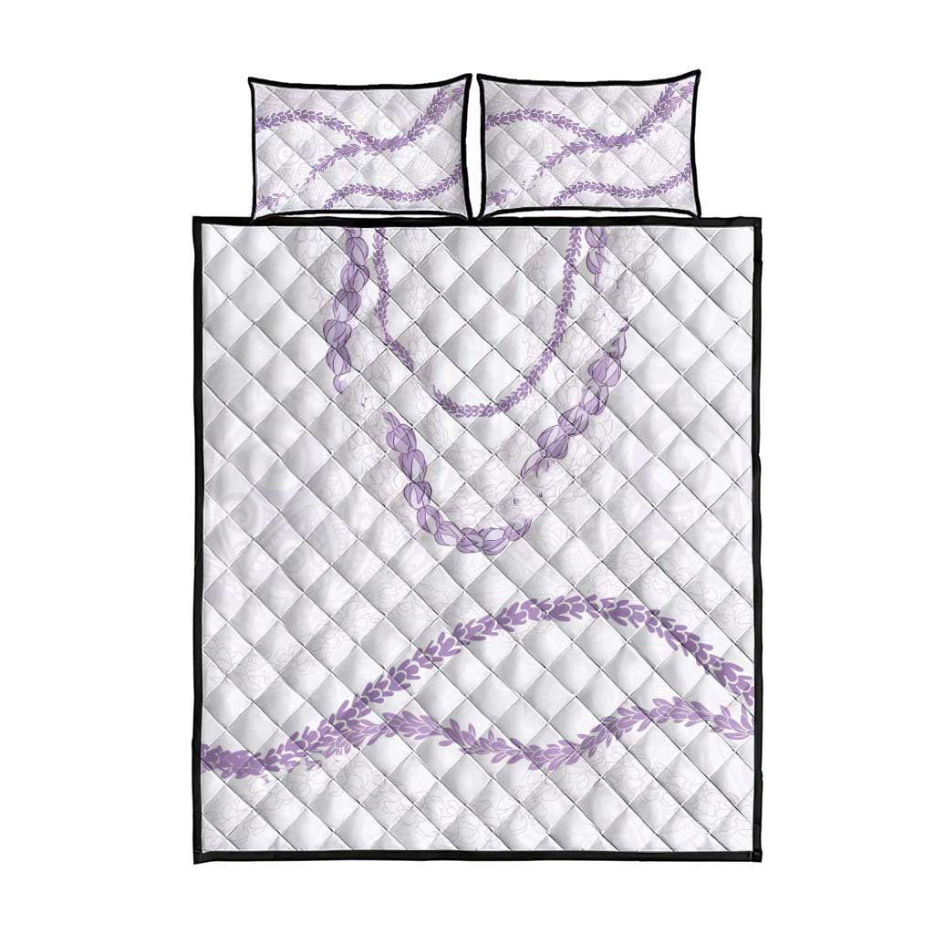 Aloha Lei Mikioi Quilt Bed Set Purple Polynesian Tribal Tatau Pattern LT9 - Polynesian Pride