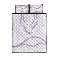 Aloha Lei Mikioi Quilt Bed Set Purple Polynesian Tribal Tatau Pattern LT9 - Polynesian Pride