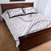 Aloha Lei Mikioi Quilt Bed Set Purple Polynesian Tribal Tatau Pattern LT9 - Polynesian Pride