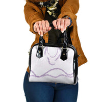 Aloha Lei Mikioi Shoulder Handbag Purple Polynesian Tribal Tatau Pattern LT9 One Size Purple - Polynesian Pride