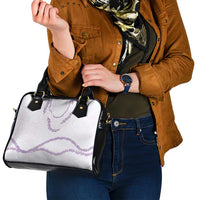 Aloha Lei Mikioi Shoulder Handbag Purple Polynesian Tribal Tatau Pattern LT9 - Polynesian Pride