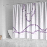 Aloha Lei Mikioi Shower Curtain Purple Polynesian Tribal Tatau Pattern LT9 - Polynesian Pride