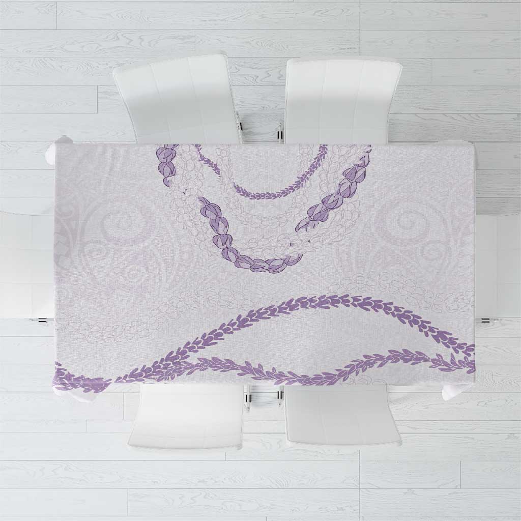 Aloha Lei Mikioi Tablecloth Purple Polynesian Tribal Tatau Pattern LT9 Purple - Polynesian Pride