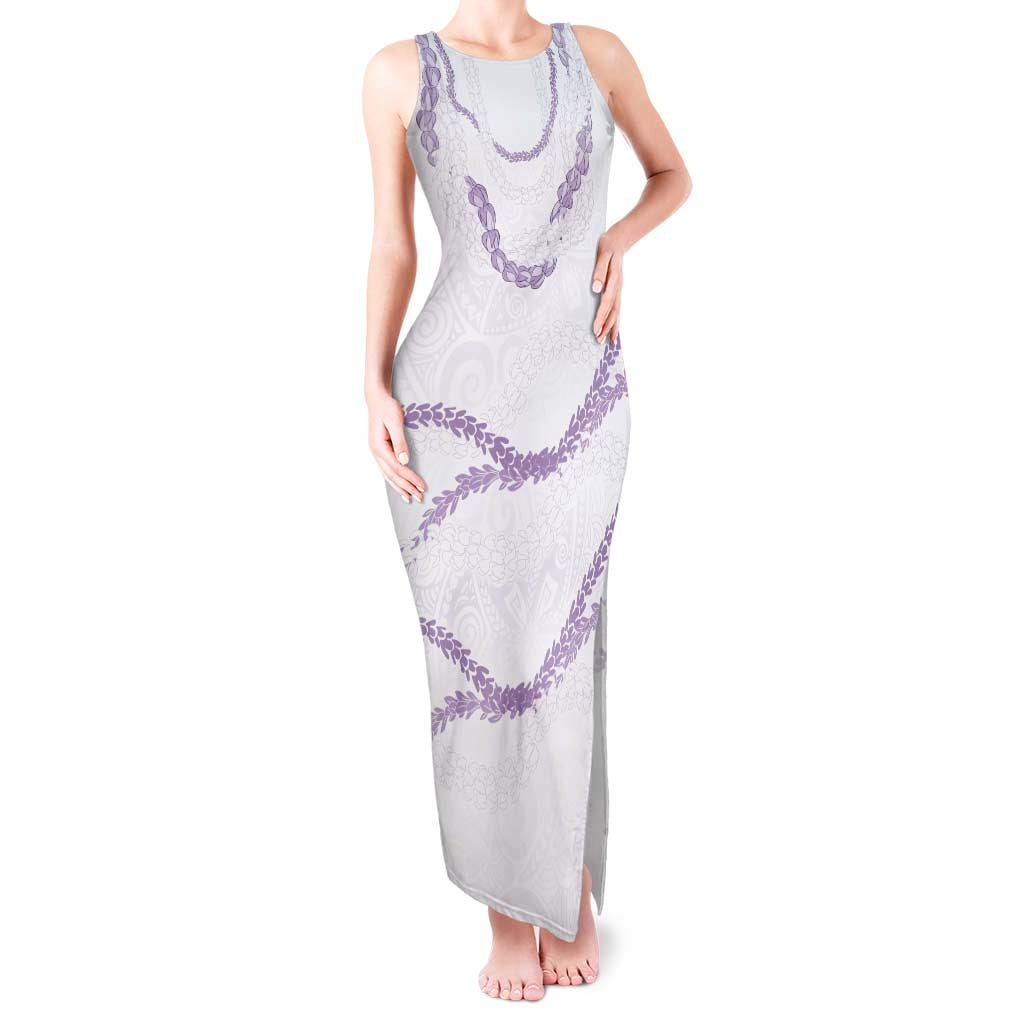 Aloha Lei Mikioi Tank Maxi Dress Purple Polynesian Tribal Tatau Pattern LT9 Women Purple - Polynesian Pride