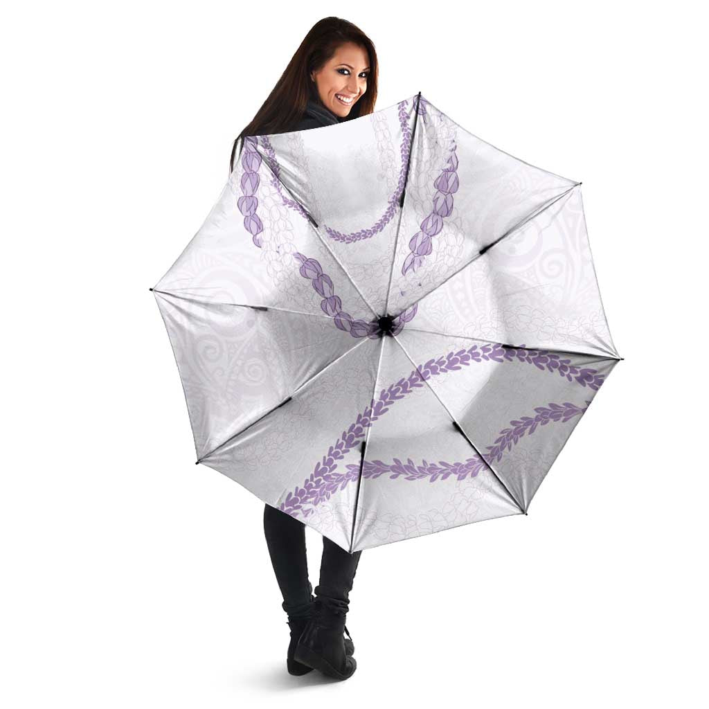Aloha Lei Mikioi Umbrella Purple Polynesian Tribal Tatau Pattern LT9 - Polynesian Pride