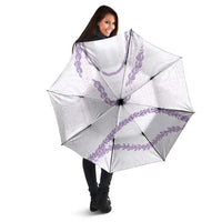Aloha Lei Mikioi Umbrella Purple Polynesian Tribal Tatau Pattern LT9 - Polynesian Pride