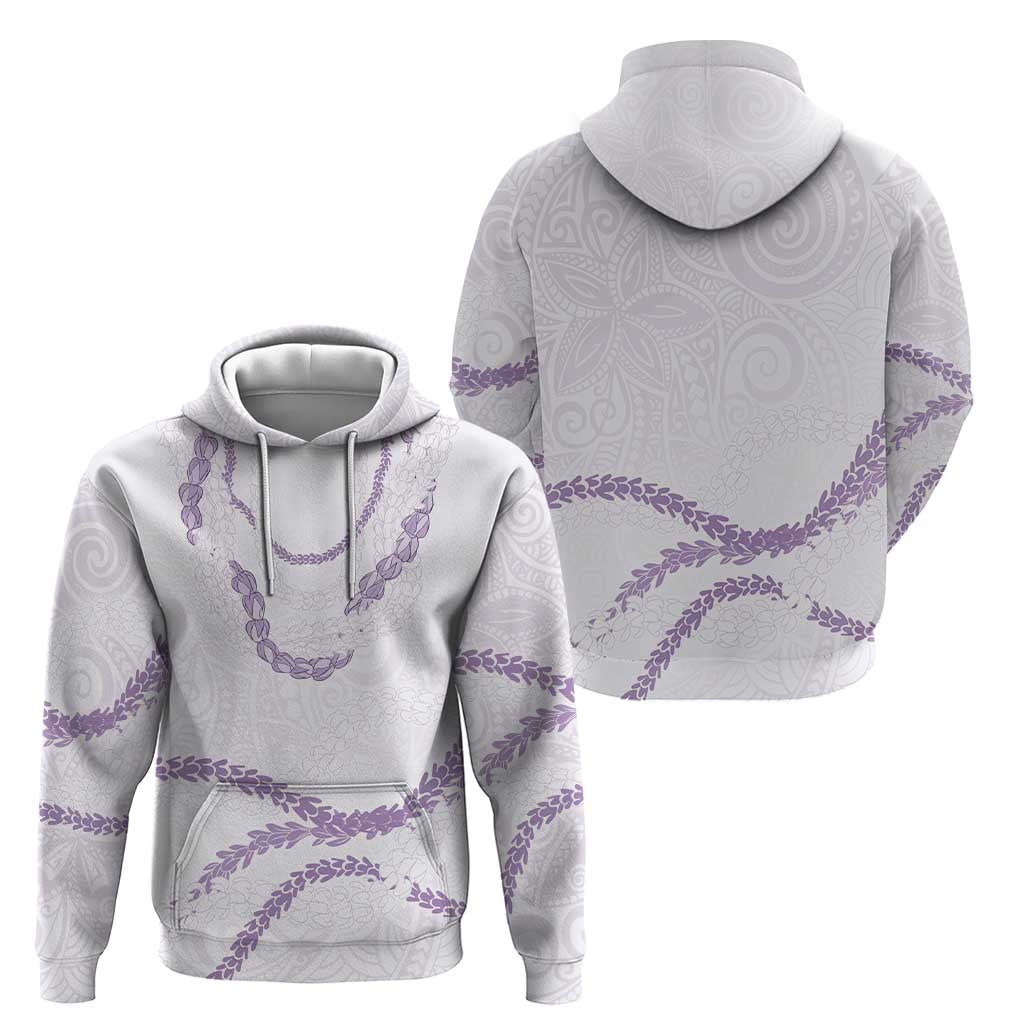 Aloha Lei Mikioi Zip Hoodie Purple Polynesian Tribal Tatau Pattern LT9 - Polynesian Pride