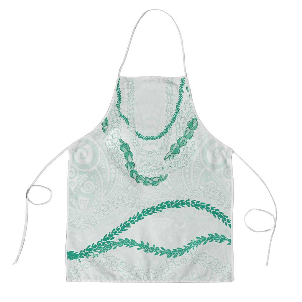 Aloha Lei Mikioi Apron Sage Green Polynesian Tribal Tatau Pattern LT9 Green - Polynesian Pride