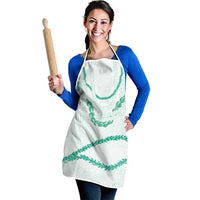 Aloha Lei Mikioi Apron Sage Green Polynesian Tribal Tatau Pattern LT9 - Polynesian Pride