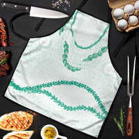 Aloha Lei Mikioi Apron Sage Green Polynesian Tribal Tatau Pattern LT9 Green - Polynesian Pride
