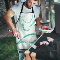 Aloha Lei Mikioi Apron Sage Green Polynesian Tribal Tatau Pattern LT9 - Polynesian Pride