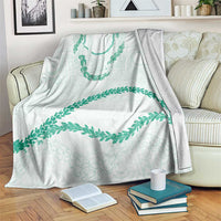 Aloha Lei Mikioi Blanket Sage Green Polynesian Tribal Tatau Pattern LT9 Green - Polynesian Pride