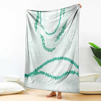 Aloha Lei Mikioi Blanket Sage Green Polynesian Tribal Tatau Pattern LT9 - Polynesian Pride
