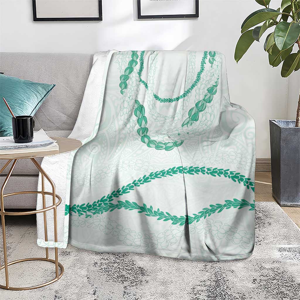 Aloha Lei Mikioi Blanket Sage Green Polynesian Tribal Tatau Pattern LT9 - Polynesian Pride