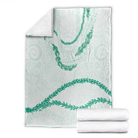 Aloha Lei Mikioi Blanket Sage Green Polynesian Tribal Tatau Pattern LT9 - Polynesian Pride
