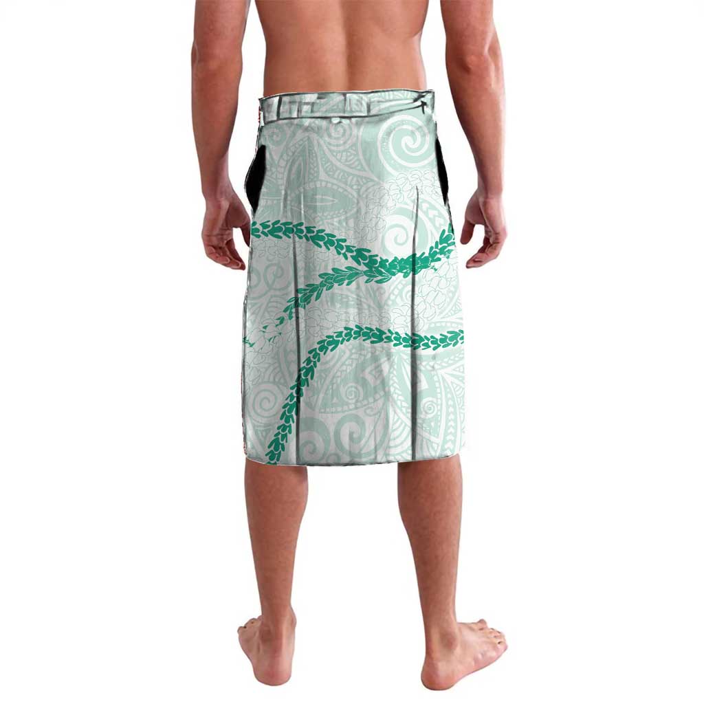 Aloha Lei Mikioi Lavalava Sage Green Polynesian Tribal Tatau Pattern LT9 - Polynesian Pride