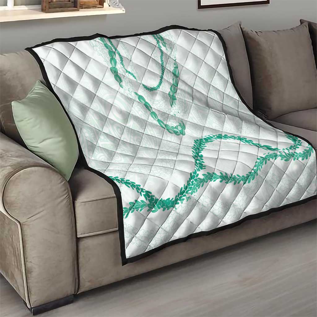 Aloha Lei Mikioi Quilt Sage Green Polynesian Tribal Tatau Pattern LT9 - Polynesian Pride