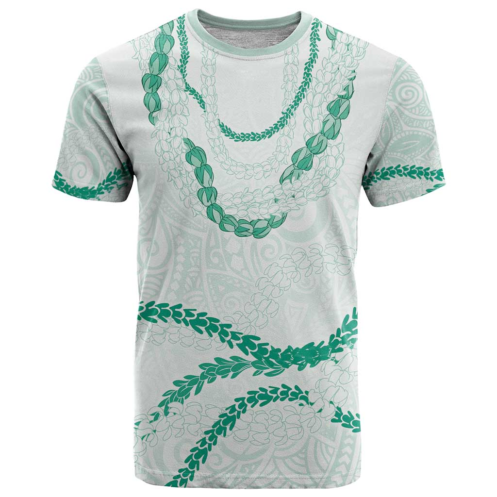 Aloha Lei Mikioi T Shirt Sage Green Polynesian Tribal Tatau Pattern LT9 Green - Polynesian Pride