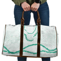 Aloha Lei Mikioi Travel Bag Sage Green Polynesian Tribal Tatau Pattern LT9 Green - Polynesian Pride