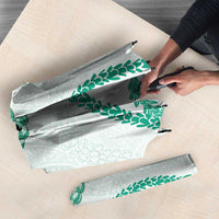 Aloha Lei Mikioi Umbrella Sage Green Polynesian Tribal Tatau Pattern LT9 - Polynesian Pride