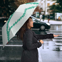 Aloha Lei Mikioi Umbrella Sage Green Polynesian Tribal Tatau Pattern LT9 - Polynesian Pride