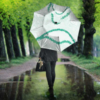 Aloha Lei Mikioi Umbrella Sage Green Polynesian Tribal Tatau Pattern LT9 - Polynesian Pride