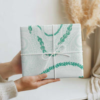 Aloha Lei Mikioi Wrapping Paper Sage Green Polynesian Tribal Tatau Pattern LT9 - Polynesian Pride