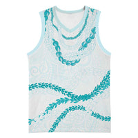 Aloha Lei Mikioi Basketball Jersey Aloha Lei Mikioi LT9 Unisex Teal - Polynesian Pride