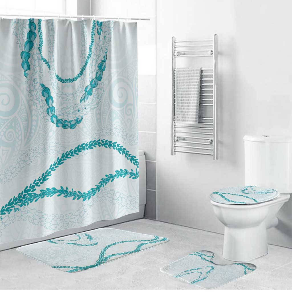 Aloha Lei Mikioi Bathroom Set Aloha Lei Mikioi LT9 Bathroom Set (4 pcs) Teal - Polynesian Pride