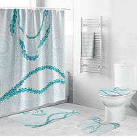 Aloha Lei Mikioi Bathroom Set Aloha Lei Mikioi LT9 Bathroom Set (4 pcs) Teal - Polynesian Pride