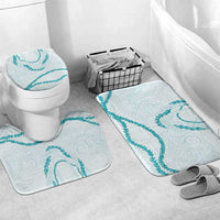 Aloha Lei Mikioi Bathroom Set Aloha Lei Mikioi LT9 Mat Set Only (3 pcs) One Size Teal - Polynesian Pride