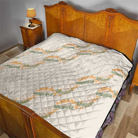 Aloha Pakalana and Puakenikeni Lei Quilt Beige Hawaiian Pattern LT9 - Polynesian Pride