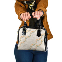 Aloha Pakalana and Puakenikeni Lei Shoulder Handbag Beige Hawaiian Pattern LT9 One Size Beige - Polynesian Pride