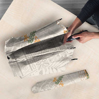 Aloha Pakalana and Puakenikeni Lei Umbrella Beige Hawaiian Pattern LT9 - Polynesian Pride