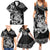 Personalised New Zealand Potae Pango Cricket Family Matching Summer Maxi Dress and Hawaiian Shirt Special Maori Hei Tiki Tribal Tattoo