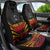 Custom Papua New Guinea Cricket Car Seat Cover PNG Emblem Mix Polyneisan Pattern