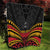 Custom Papua New Guinea Cricket Quilt PNG Emblem Mix Polyneisan Pattern