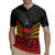 Custom Papua New Guinea Cricket Rugby Jersey PNG Emblem Mix Polyneisan Pattern